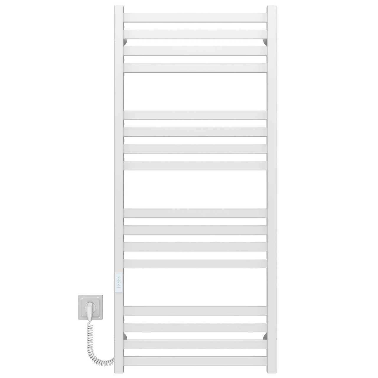 Рушникосушарка електрична Magnus П16 600х1200 Deffi нержавіюча сталь (Білий, WD04, Ліве підключення), фото 1