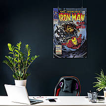 Плакат "Залізна Людина, Iron Man", 60×40см, фото 4