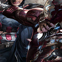 Плакат "Капітан Америка та Залізна Людина, Captain America, Iron Man", 60×40см, фото 3