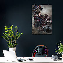 Плакат "Капітан Америка та Залізна Людина, Captain America, Iron Man", 60×40см, фото 4