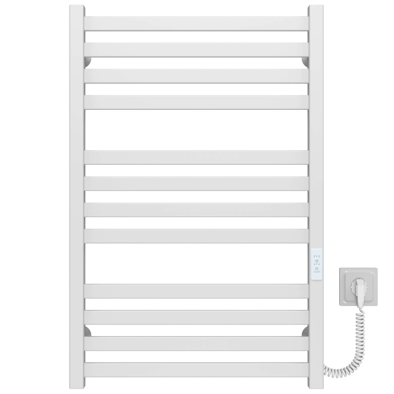 Рушникосушарка електрична Magnus П12 600х800 Deffi нержавіюча сталь (Білий, WD04, Праве підключення), фото 1