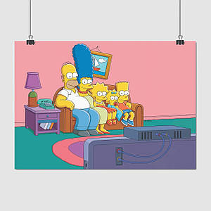 Плакат "Сімпсони, Simpsons", 43×60см