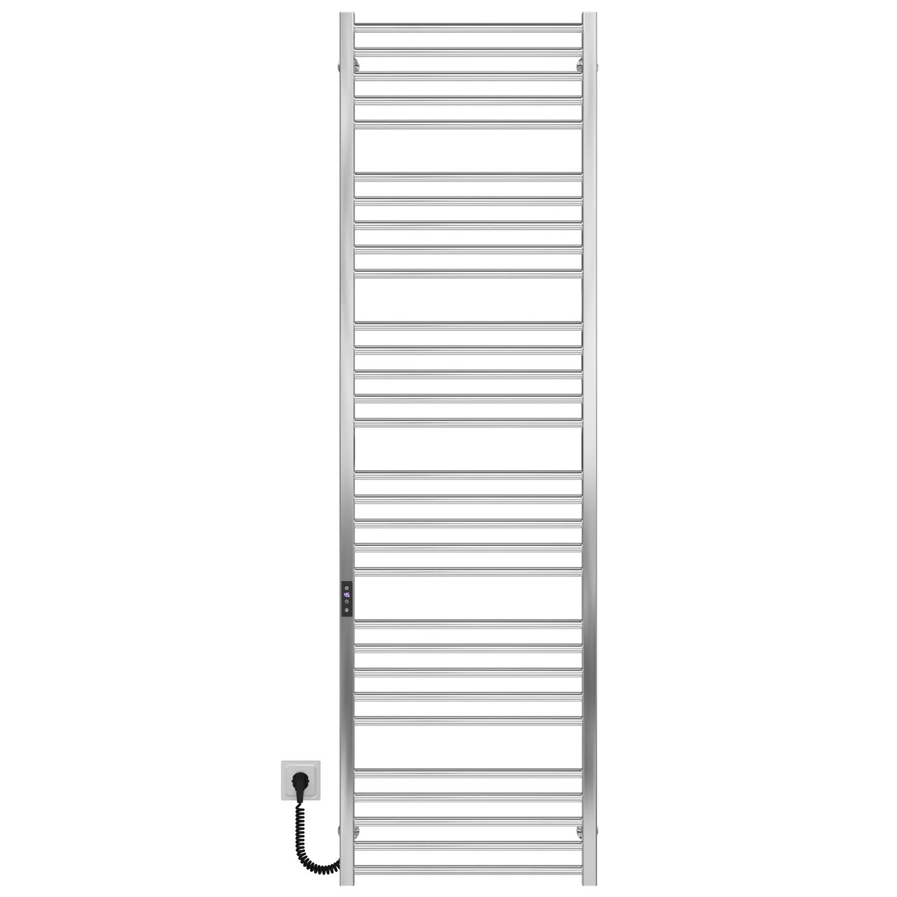 Рушникосушарка електрична Lima П30 500х1800 Deffi нержавіюча сталь (Хром, JD04, Ліве підключення), фото 1