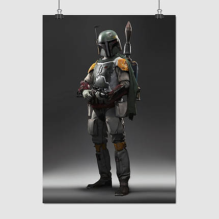 Плакат "Боба Фетт, Boba Fett", 60×43см, фото 1