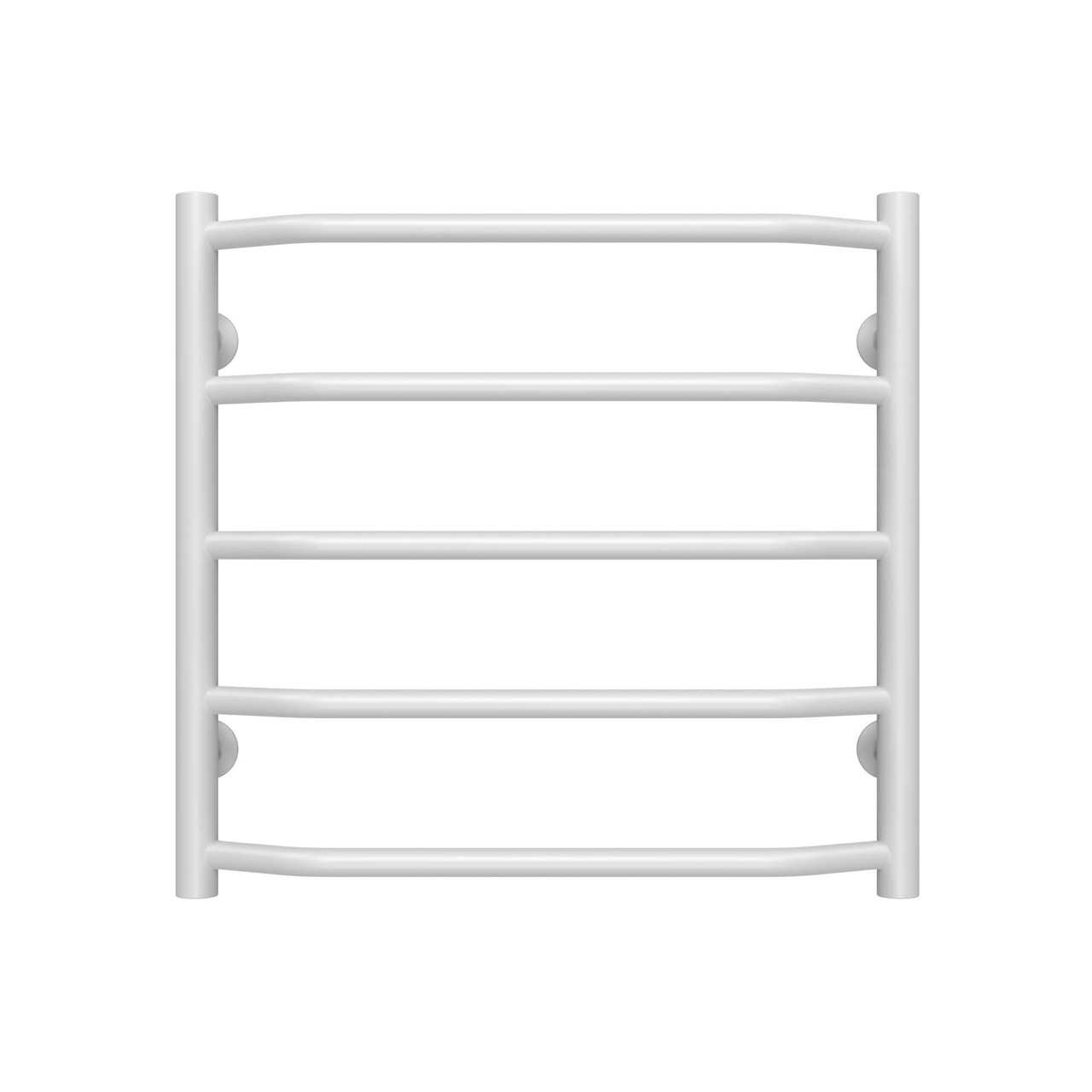 Рушникосушарка водяна Трапеція П5 500х500 Deffi нержавіюча сталь (Білий, Нижнє підключеня), фото 1