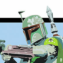 Плакат "Боба Фетт, Boba Fett", 60×60см, фото 3