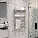 Рушникосушарка водяна Lima П20 600х1300 Deffi нержавіюча сталь (Хром, Бокове ліве підключення), фото 3