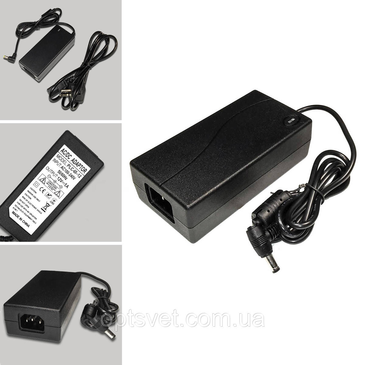 Блок живлення OEM DC12 60 W 5 А PLC, фото 1