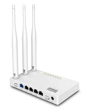 Маршрутизатор Netis WF2409E бездротовий Wi-Fi роутер швидкість до 300 Мбіт/с, 4порти LAN і 1порт WAN Білий, фото 3