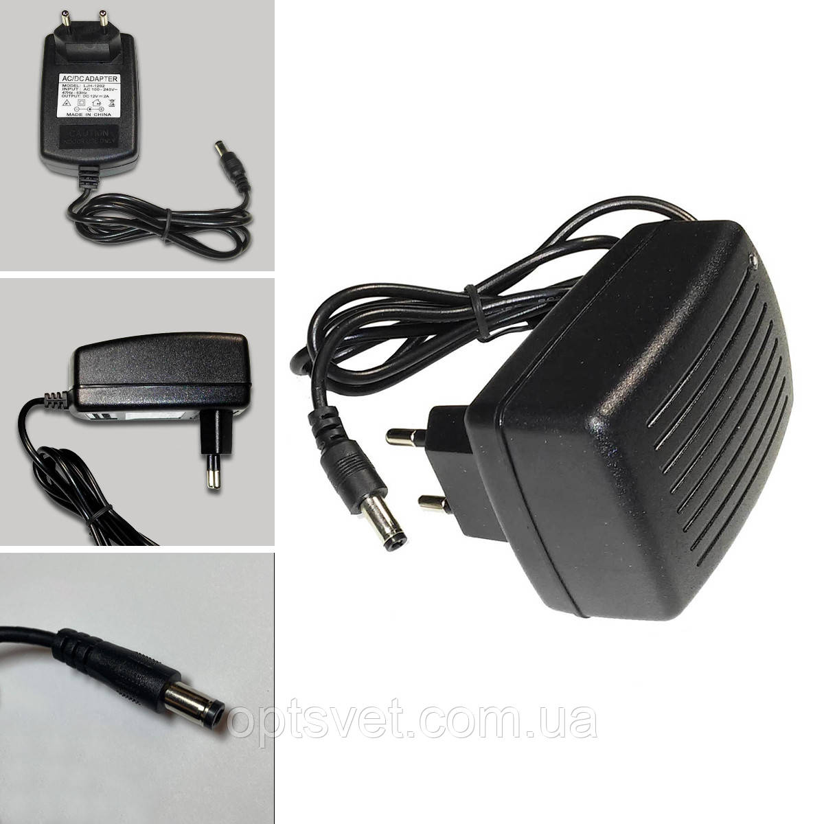 Блок живлення OEM DC12 24 W 2 А PL, фото 1