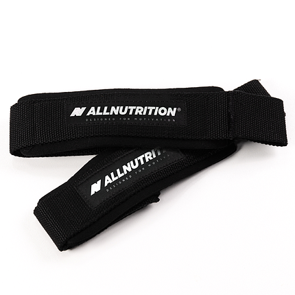Лямки для тяги AllNutrition чорні, фото 1