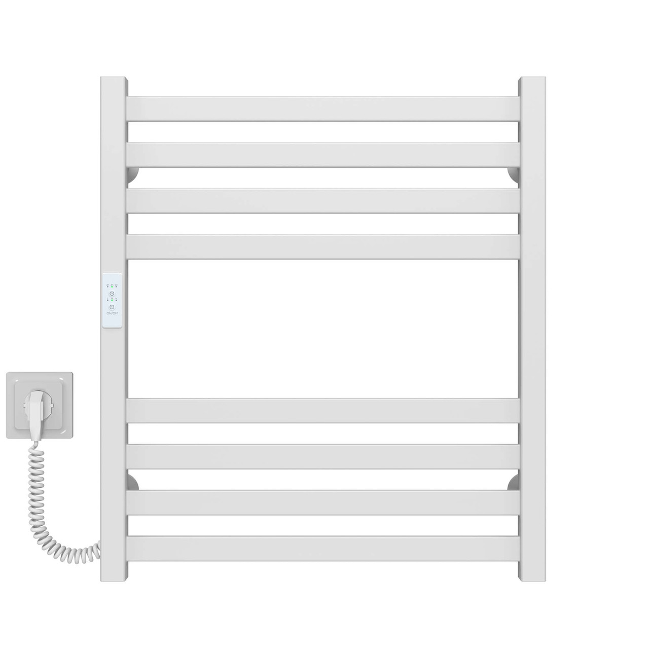 Рушникосушарка електрична Magnus П8 500х600 Deffi нержавіюча сталь (Білий, WD04, Ліве підключення), фото 1