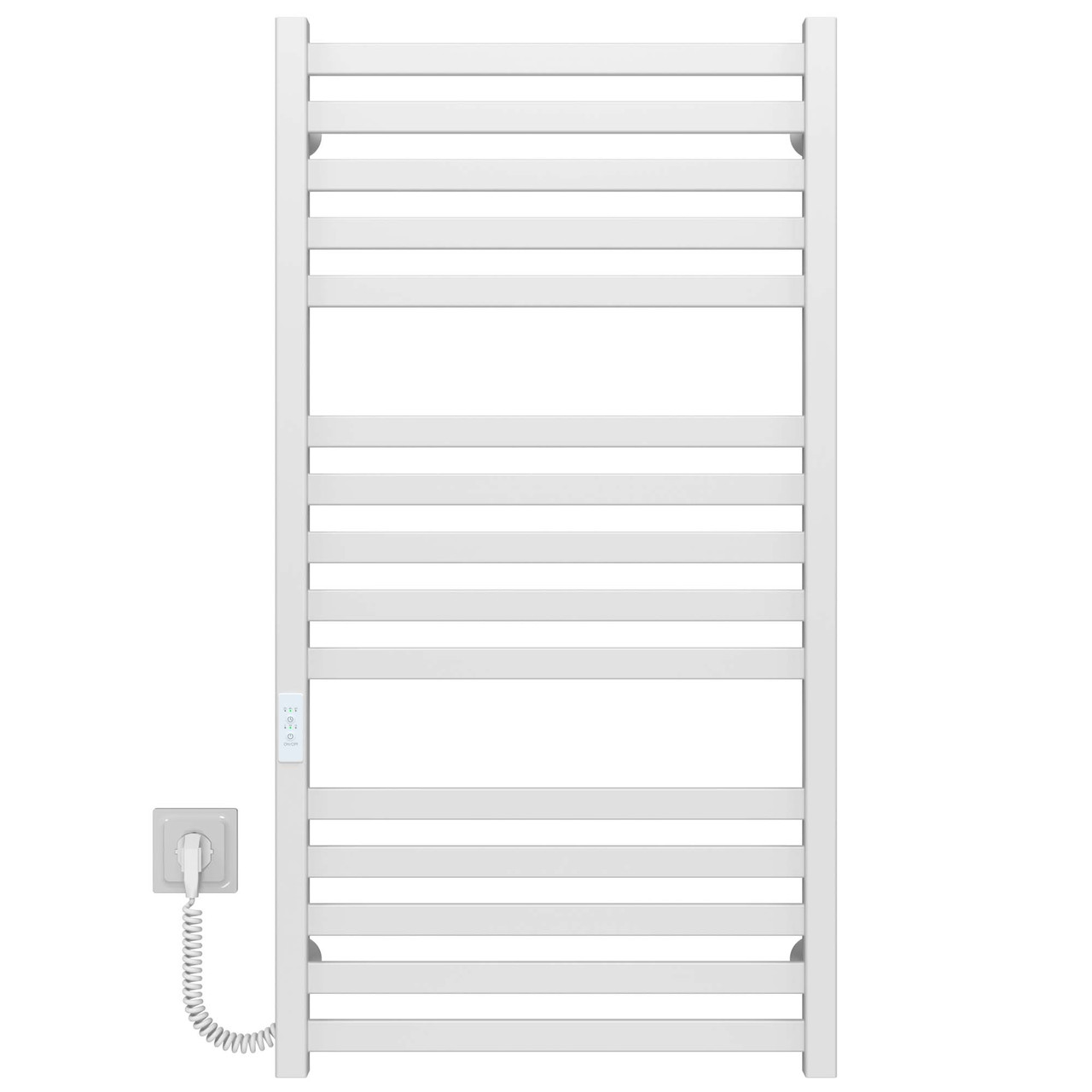 Рушникосушарка електрична Magnus П15 600х1000 Deffi нержавіюча сталь (Білий, WD04, Ліве підключення), фото 1
