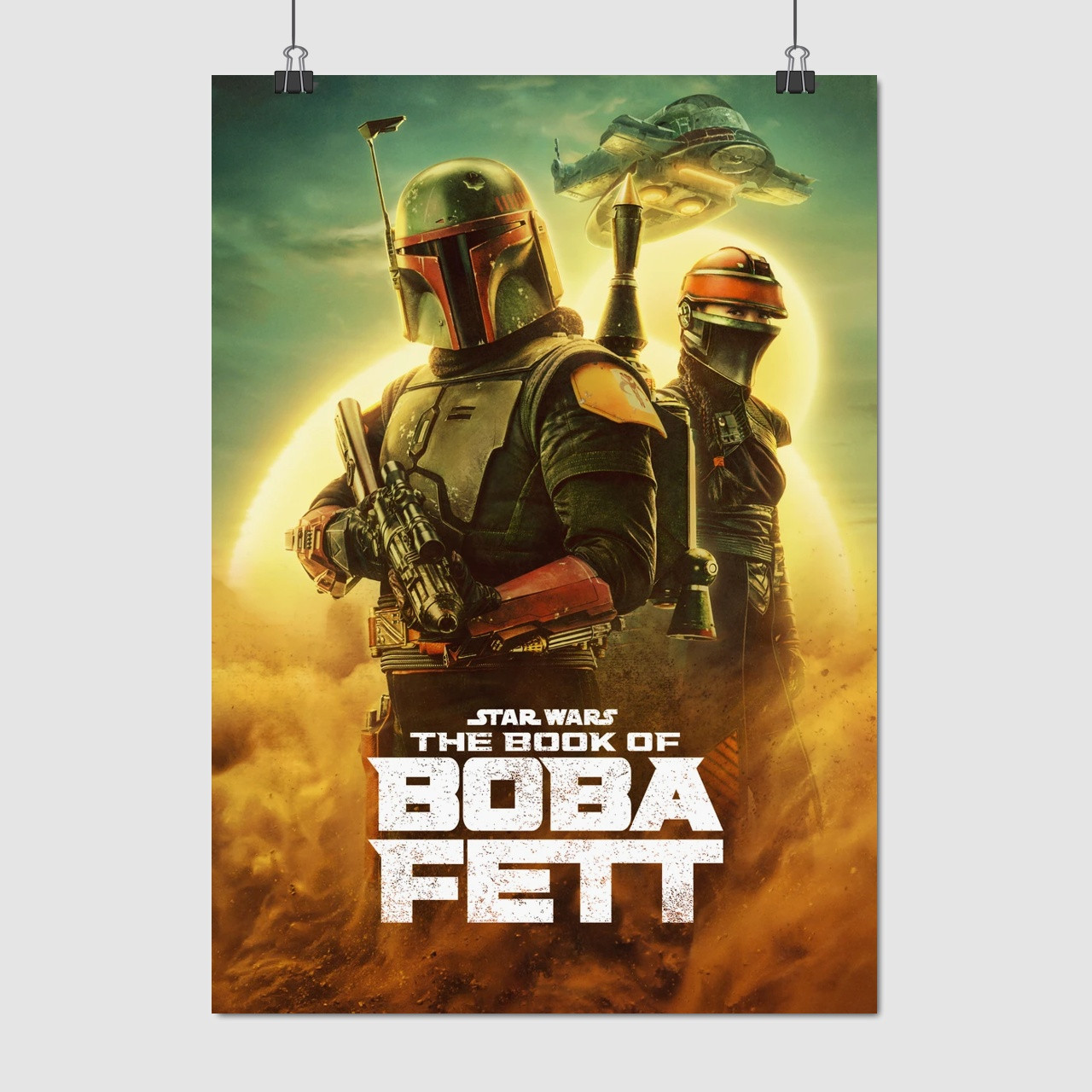 Плакат "Книга Боби Фетта, The Book of Boba Fett", 60×43см
