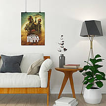 Плакат "Книга Боби Фетта, The Book of Boba Fett", 60×43см, фото 5