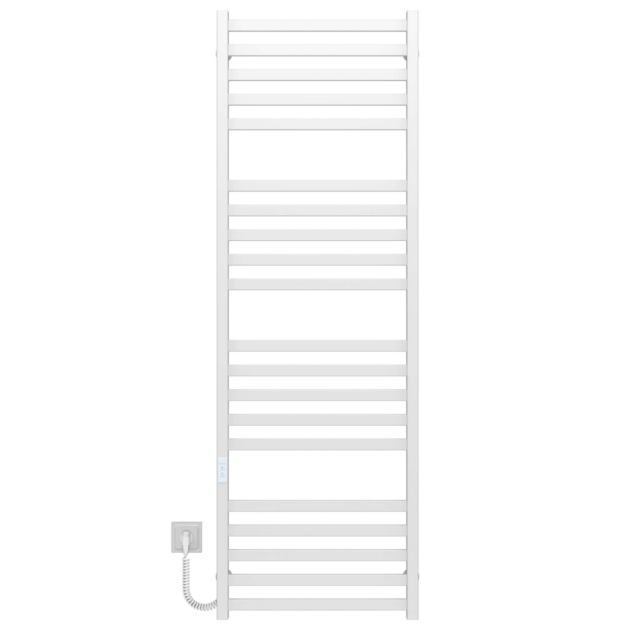 Рушникосушарка електрична Magnus П20 600х1600 Deffi нержавіюча сталь (Білий, WD04, Ліве підключення), фото 1