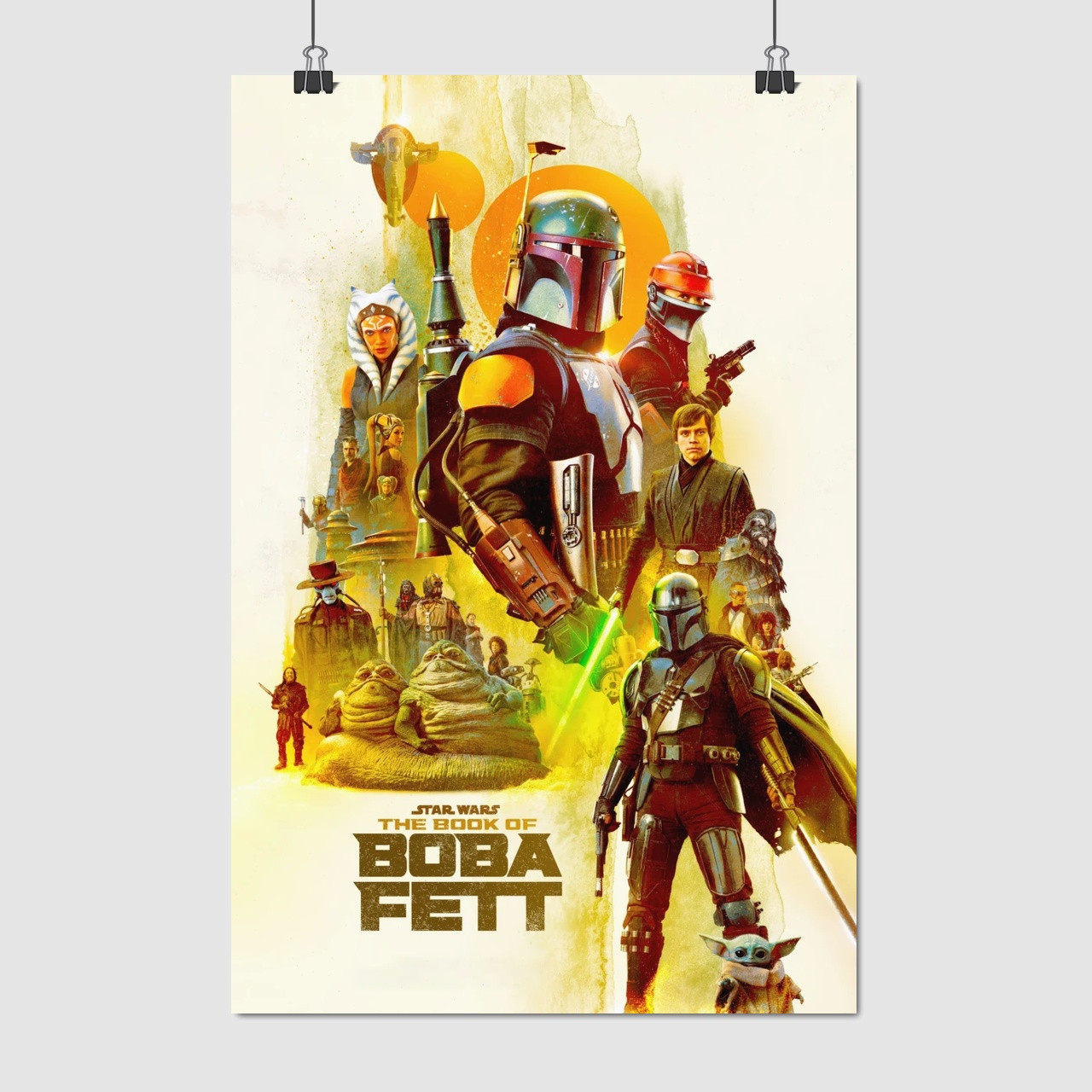 Плакат "Книга Боби Фетта, The Book of Boba Fett", 60×40см