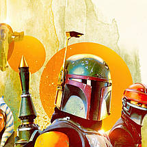 Плакат "Книга Боби Фетта, The Book of Boba Fett", 60×40см, фото 3