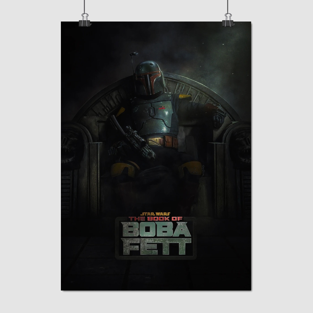 Плакат "Книга Боби Фетта, The Book of Boba Fett", 60×43см