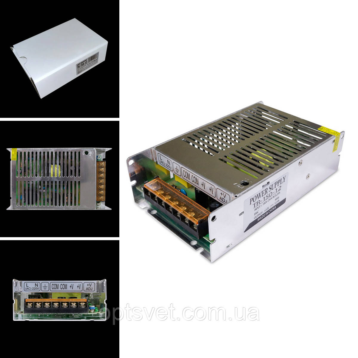 Блок живлення OEM DC12 150 W 12,5 А TR-150-12, фото 1