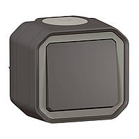 Перемикач 10А, Legrand PLEXO IP55 антрацит (069761L)
