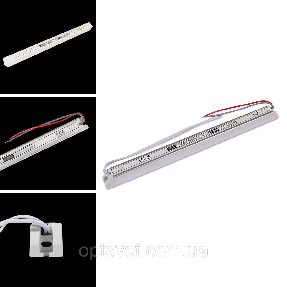 Блок живлення OEM DC12 48 W 4 А LTR-48 stick
