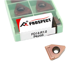 FD14-R1 P6205 (сталь, нерж.сталь) Твердосплавна пластина для токарного різця, фото 3
