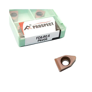 FD8-R0,6 P6205 (сталь, нерж.сталь) Твердосплавна пластина для токарного різця, фото 3