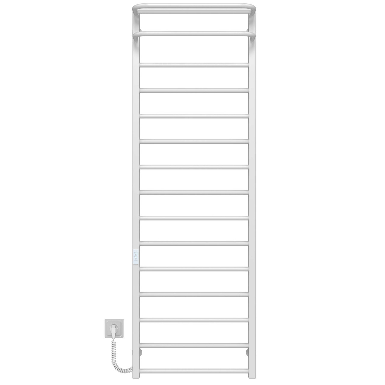 Рушникосушарка електрична Lux Hotel П15 400х1600 Deffi нержавіюча сталь (Білий, WD04, Ліве підключення), фото 1