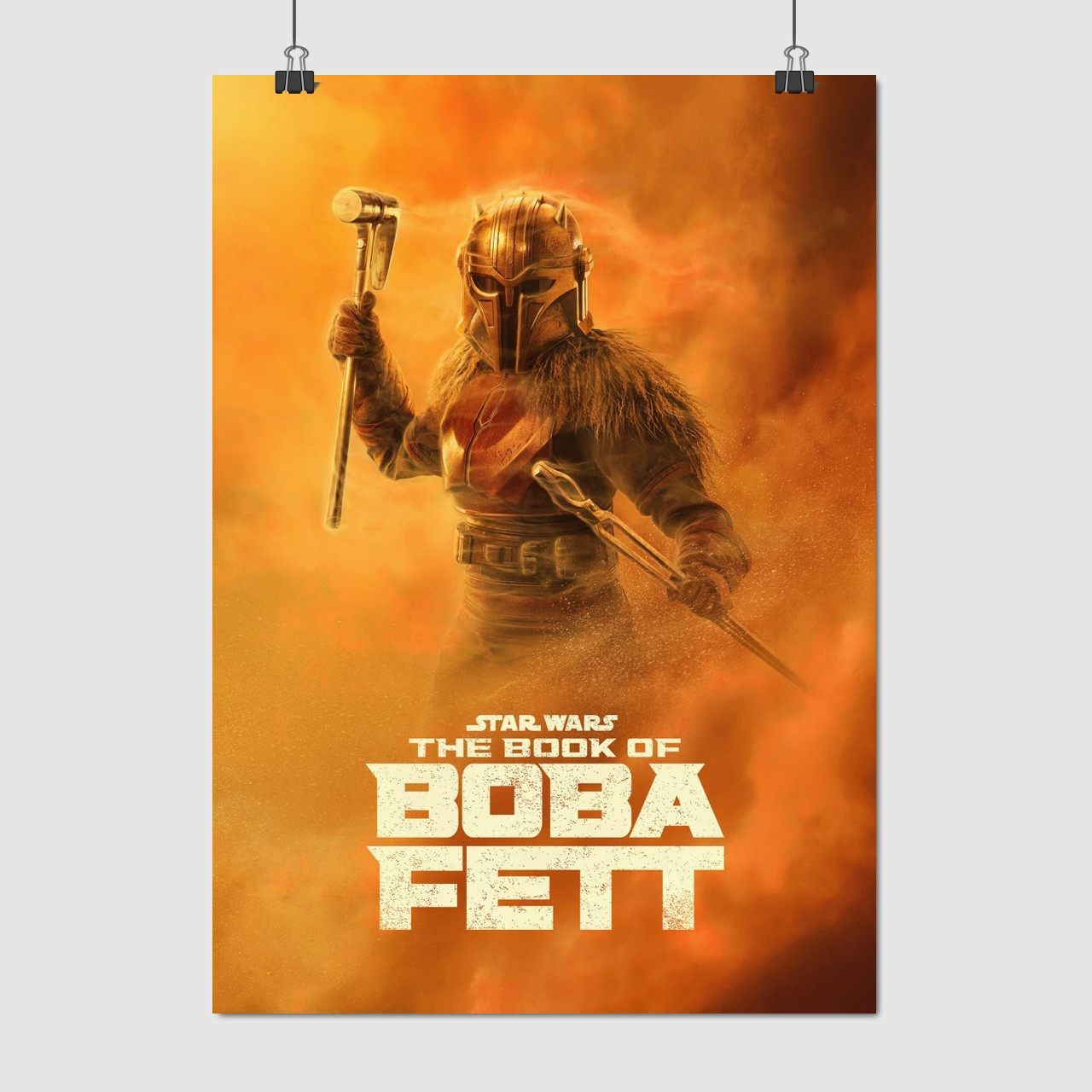 Плакат "Книга Боби Фетта, Зброяр, The Book of Boba Fett", 60×43см