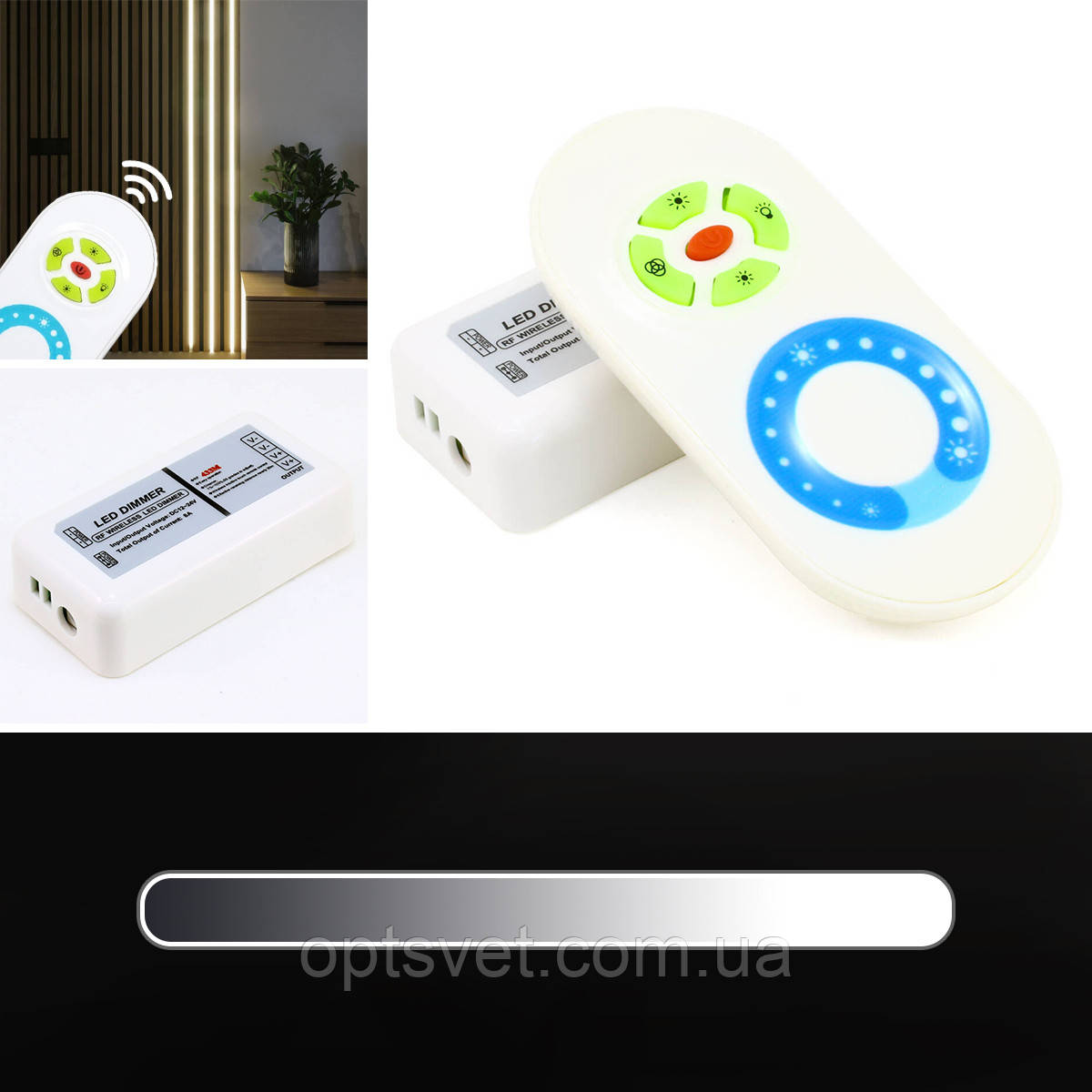 Димер OEM 18A-RF-5 Touch 3 канали