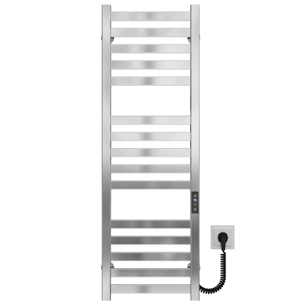 Рушникосушарка електрична Magnus П15 200х1000 Deffi нержавіюча сталь (Хром, JD04, Праве підключення), фото 1