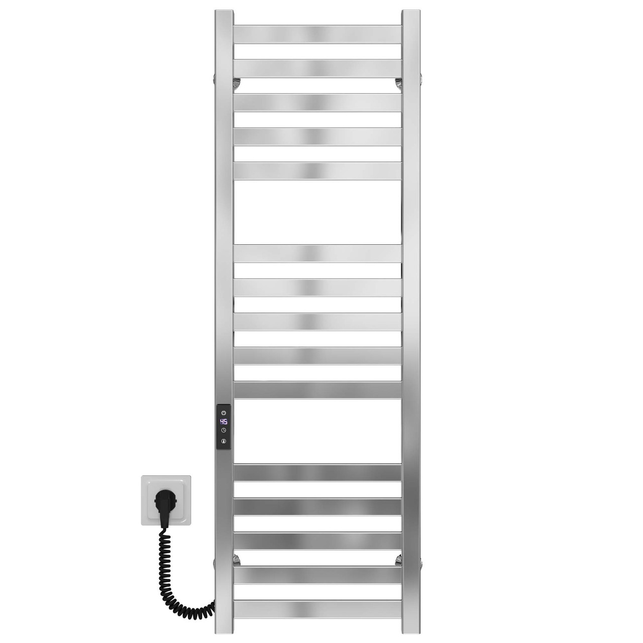Рушникосушарка електрична Magnus П15 200х1000 Deffi нержавіюча сталь (Хром, JD04, Ліве підключення), фото 1