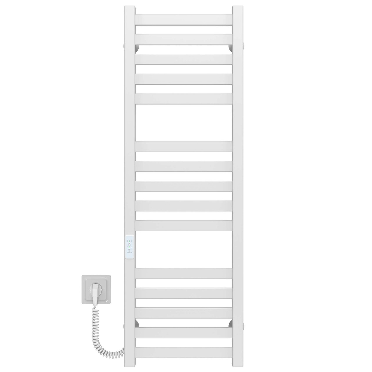 Рушникосушарка електрична Magnus П15 300х1000 Deffi нержавіюча сталь (Білий, WD04, Ліве підключення), фото 1