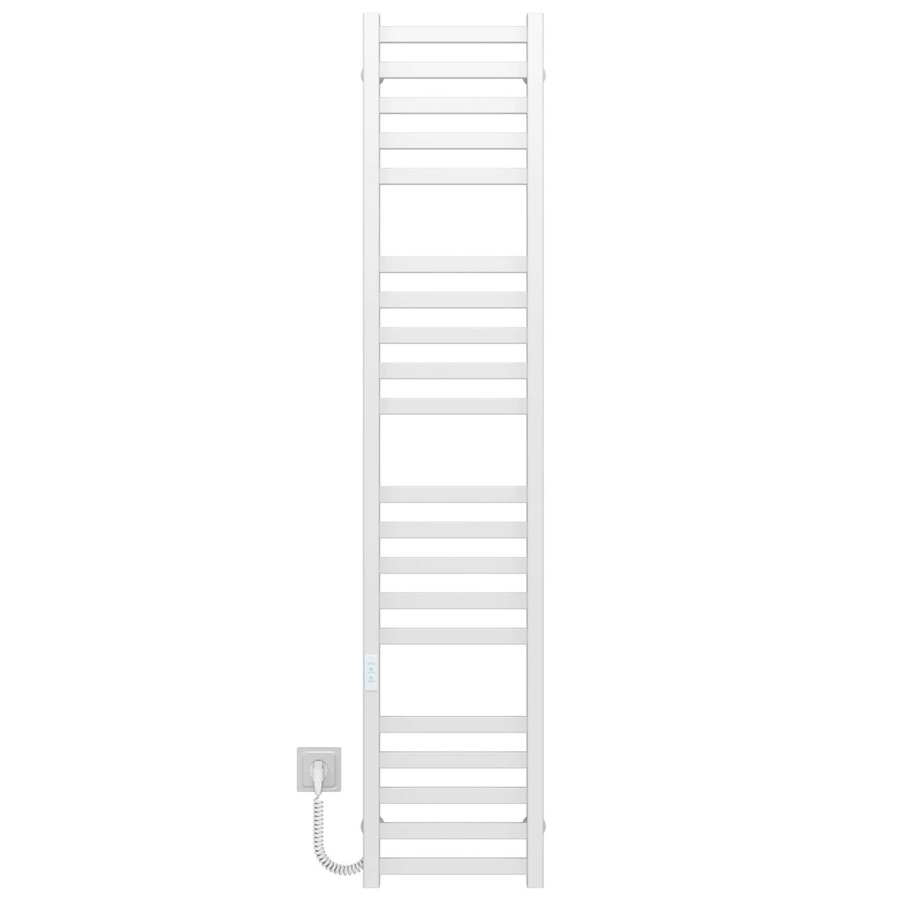 Рушникосушарка електрична Magnus П20 400х1600 Deffi нержавіюча сталь (Білий, WD04, Ліве підключення), фото 1