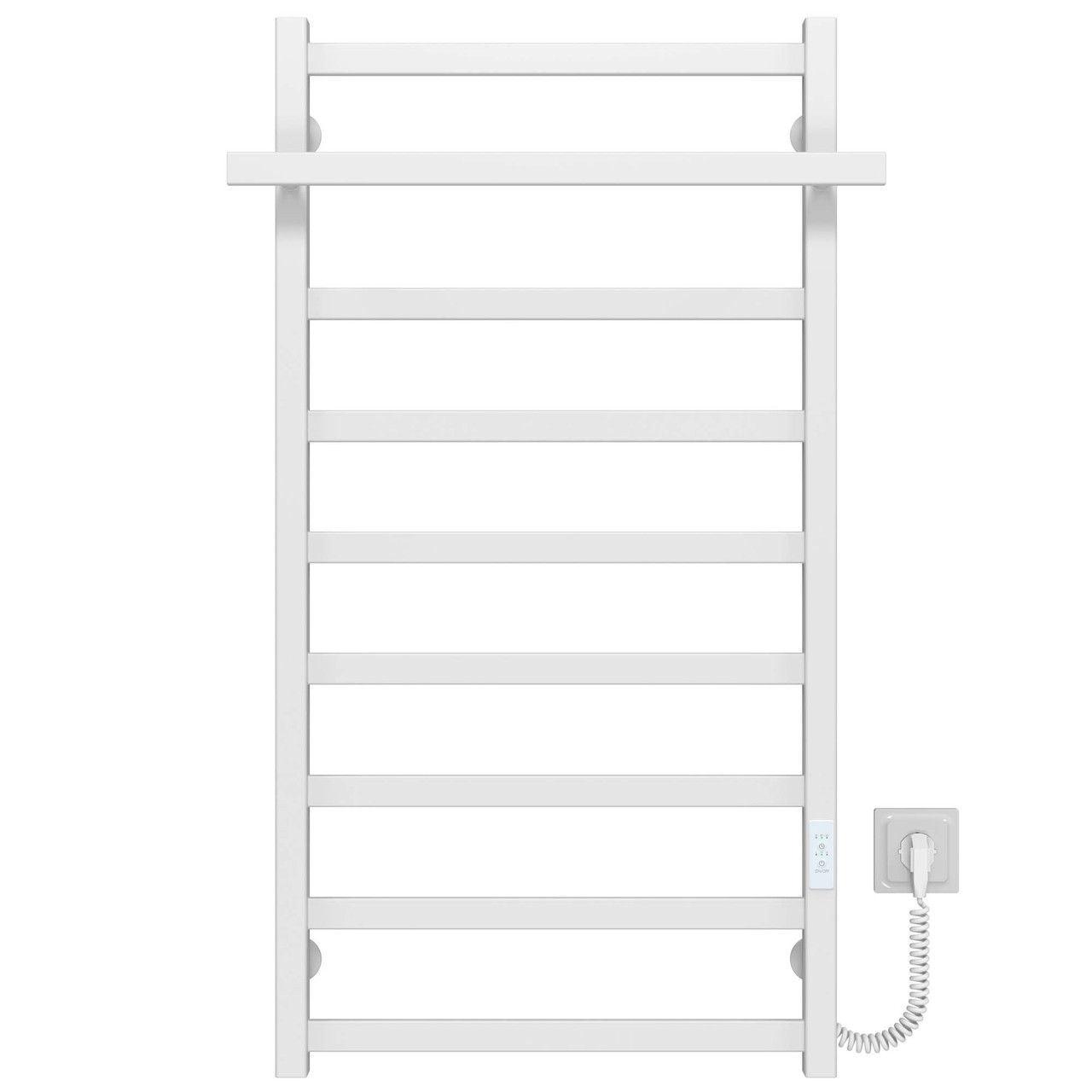 Рушникосушарка електрична Nicolе П9 500х1000 Deffi фарбована сталь (Білий, WD04, Праве підключення), фото 1