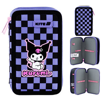 Пенал-книжка шкільний Kite Kuromi (HK25-623, 2 відділення)