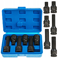 Набір ударних біт SPLINE 1/2" M14-M18 VAG 6 шт Silver S11038