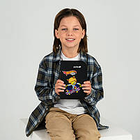 Пенал-книжка шкільний Kite Hot Wheels Skate (HW25-622-2, 1 відділення, 2 відворот), фото 8