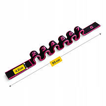 Еспандер із петлями для розтяжки 4FIZJO 90 см 4FJ0293 Poland, фото 5