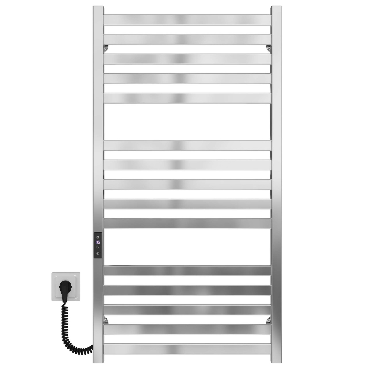 Рушникосушарка електрична Magnus П15 500х1000 Deffi нержавіюча сталь (Хром, JD04, Ліве підключення), фото 1