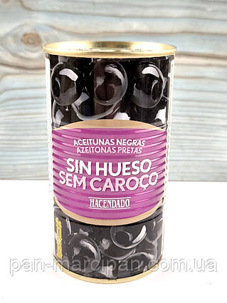 Оливки черные без косточки Hacendado 350 г