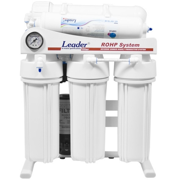 Фільтр зворотного осмосу з насосом Leader ROHP 300