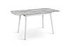 Стіл обідній Соло 110-145 см (ніжки білі/стільниця базальт), фото 6