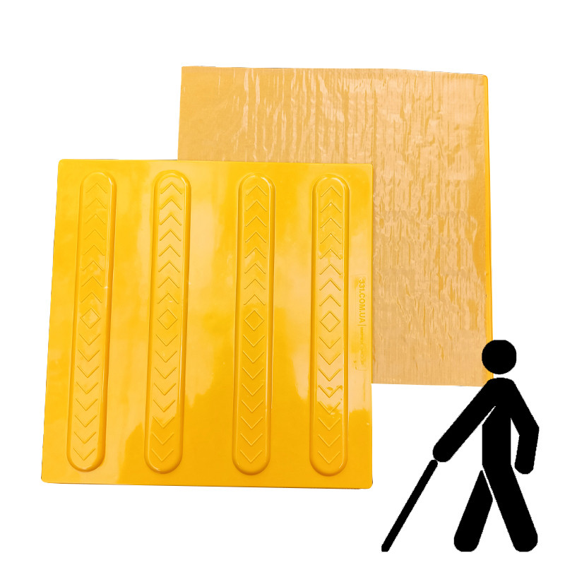 Поліуретанова самоклейна тактильна плитка "Смуга" 400х400х3, фото 1