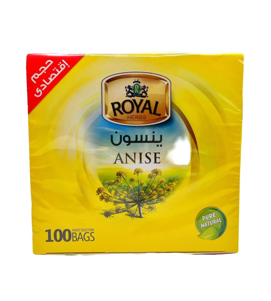 Чай анісовий натуральний, Єгипет, компанія Royal Herbs 100 пакетиків
