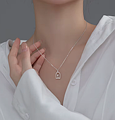 Срібна підвіска на шию, ланцюжок "Троянда" — срібло 925 проби EGYPT SILVER