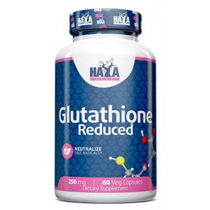 L-глутатіон (в редукованій формі) Haya Labs L-Glutathione 250 мг 60 капс., фото 1