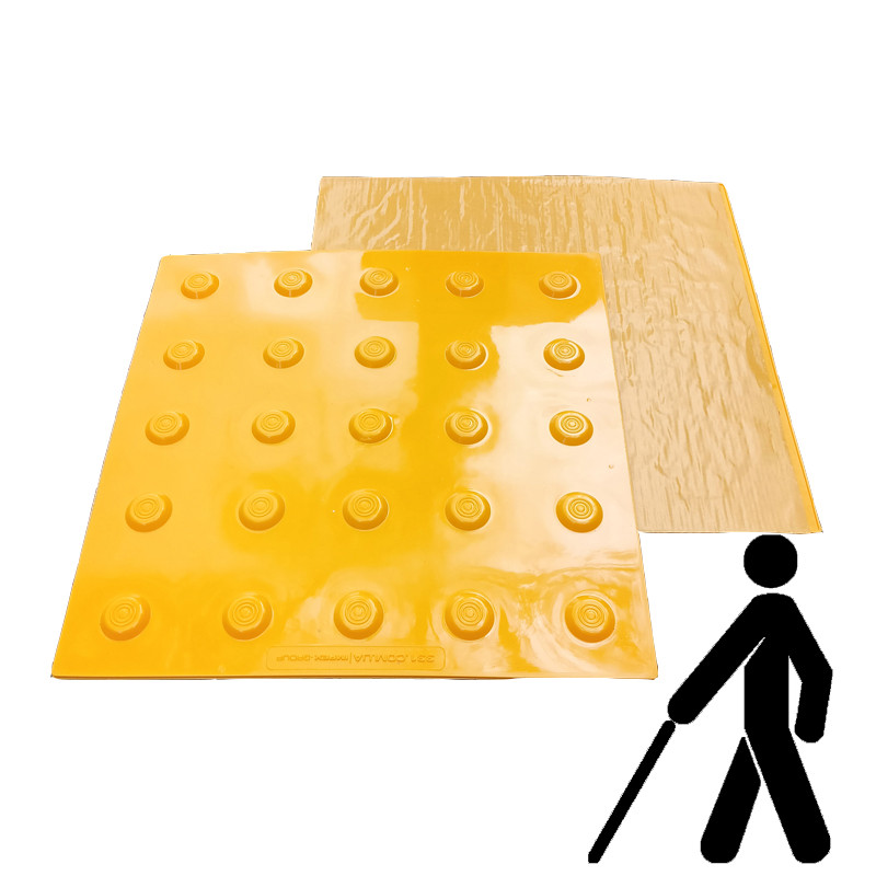 Поліуретанова самоклеюча тактильна плитка "Конус" 300х300х3, фото 1