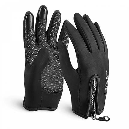 Рукавиці для бігу 4FIZJO 4FJ0440 Size L Black Poland, фото 1